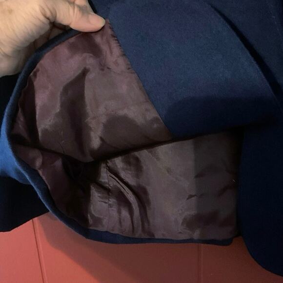 Haberdashery Size 10 Wool Blend Blazer Navy Blue - Picture 4 of 12